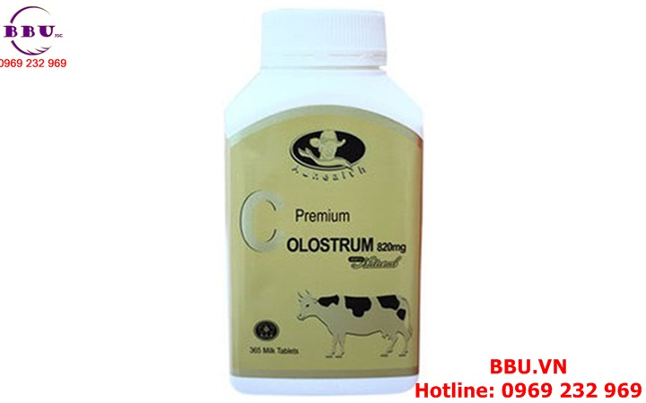 Sữa bò non AUHEALTH Premium Colostrum 820mg 365 viên của Úc