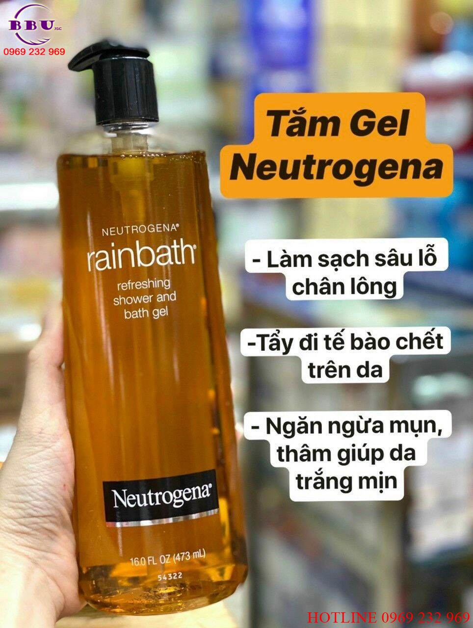 Sữa tắm dưỡng ẩm Neutrogena Rainbath 