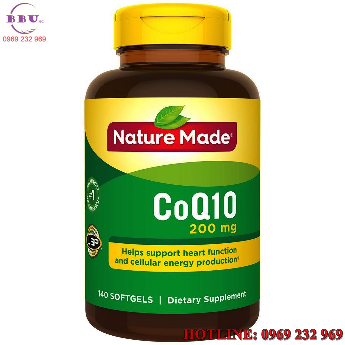 Thuốc CoQ10 Nature Made 200mg