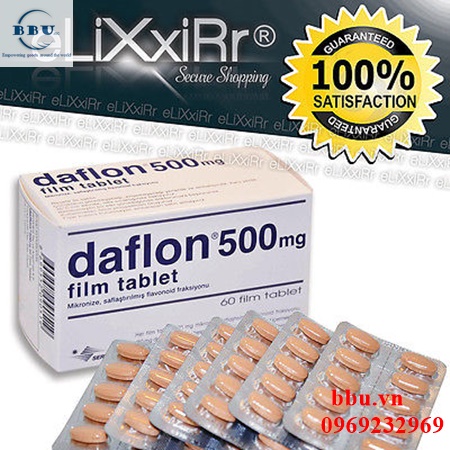 Thuốc đặc trị giãn tĩnh mạch Daflon