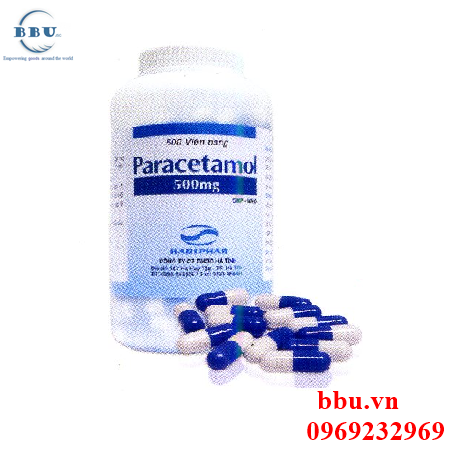 Thuốc hạ sốt giảm đau Paracetamol 500MG