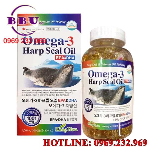 Tinh Dầu Hải Cẩu Omega 3 Hàn Quốc