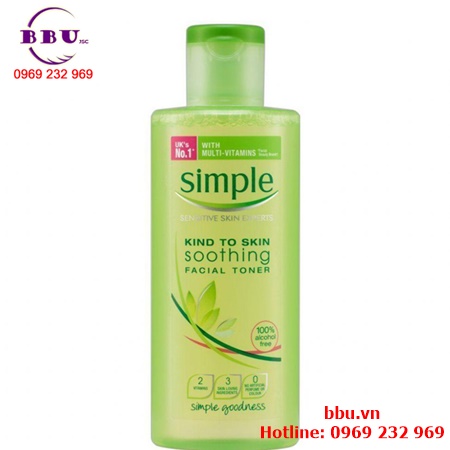 Toner Simple Kind To Skin Soothing