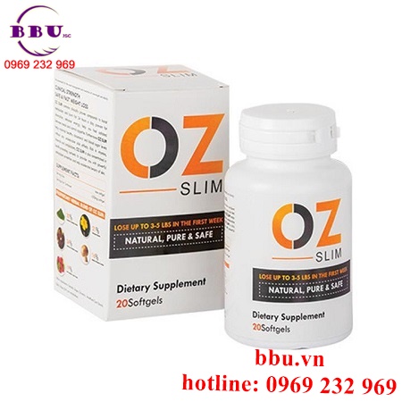  Viên uống giảm cân OZ Slim Natural, Pure Safe
