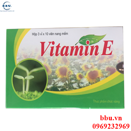 Viên nang vitamin E ngăn chặn lão hóa, lấy lại làn da căng mịn