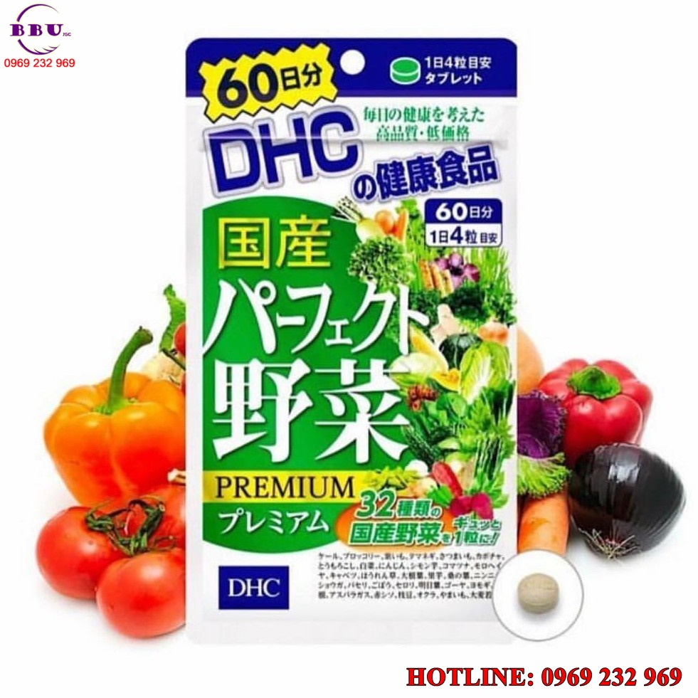 Viên uống DHC rau củ Perfect Vegetable Nhật Bản