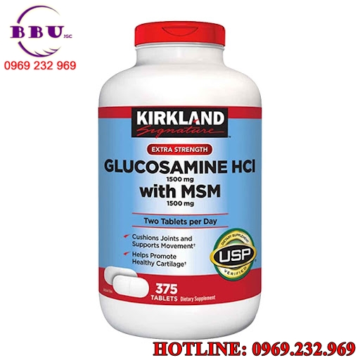 Viên uống Kirkland Glucosamine