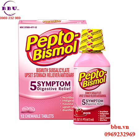 Viên uống trị các triệu chứng liên quan dạ dày Pepto-Bismol