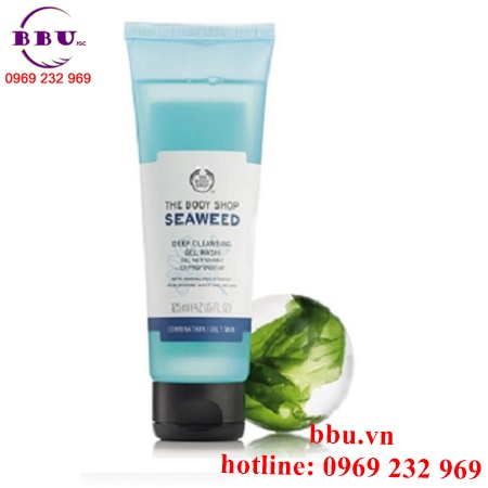 Sữa rửa mặt The Body Shop Seaweed Deep Cleansing Gel Wash