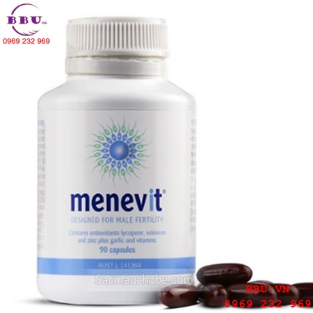 Viên uống Menevit 90 viên của Úc - hỗ trợ sinh sản dành cho nam giới