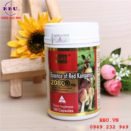 Tăng cường sinh lực đàn ông - Essence of Red Kangaroo 20800 ( 100 viên) - Úc