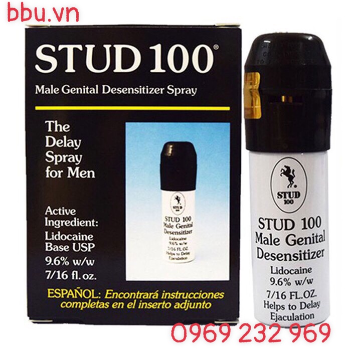 Thuốc xịt chống xuất tinh sớm STUD 100