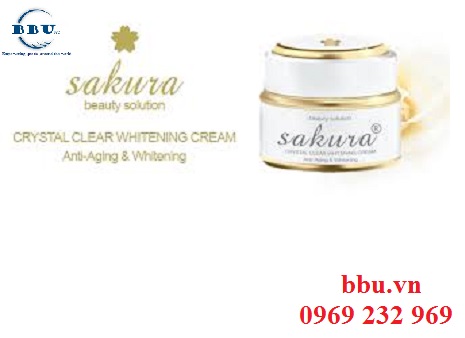 Kem dưỡng trắng da mặt chống lão hóa Sakura Anti Wrinkle Whitening