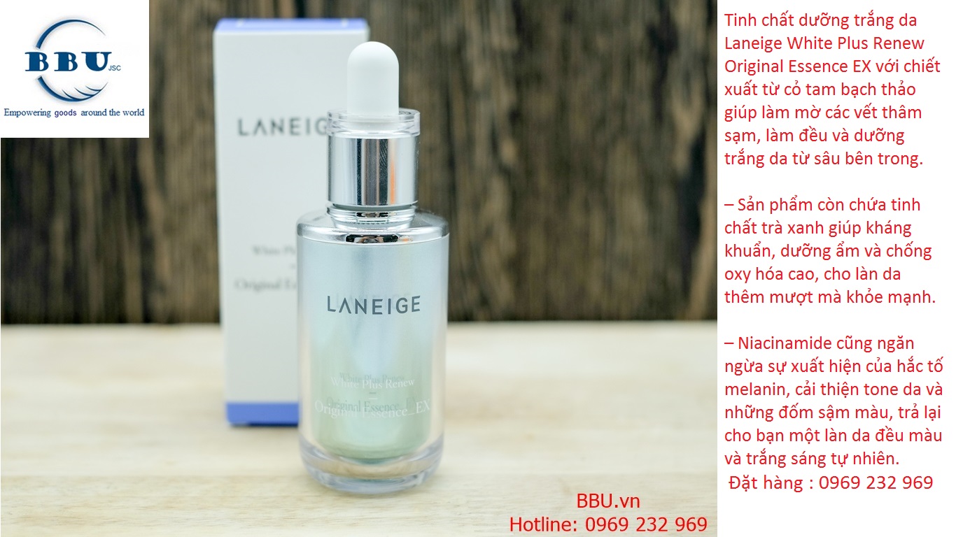 Tinh chất dưỡng trắng da Laneige White Plus Renew Original Essence EX