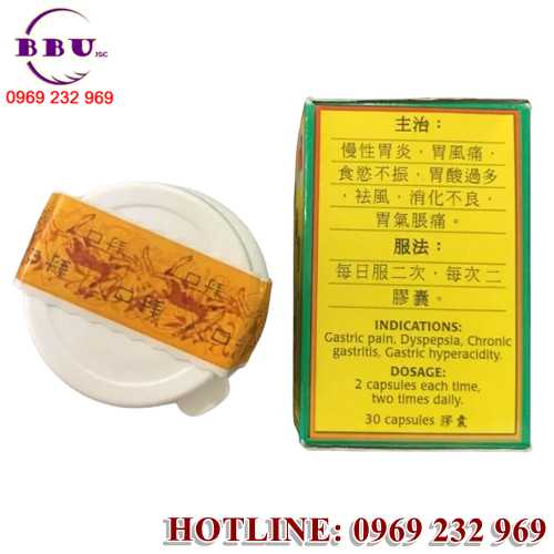 Xiong Tan Qu Feng Wei Lin được sản xuất đặc biệt để hỗ trợ điều trị các vấn đề về dạ dày