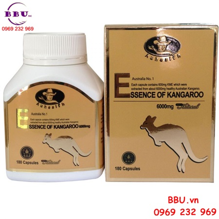 Viên Uống Tăng Cường Sinh Lý Essence Of Kangaroo Auhealth 6000mg x 180 Viên