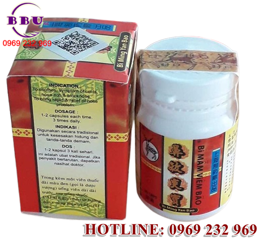 Bì Mẫm Viêm Bão là một sản phẩm hỗ trợ điều trị viêm xoang