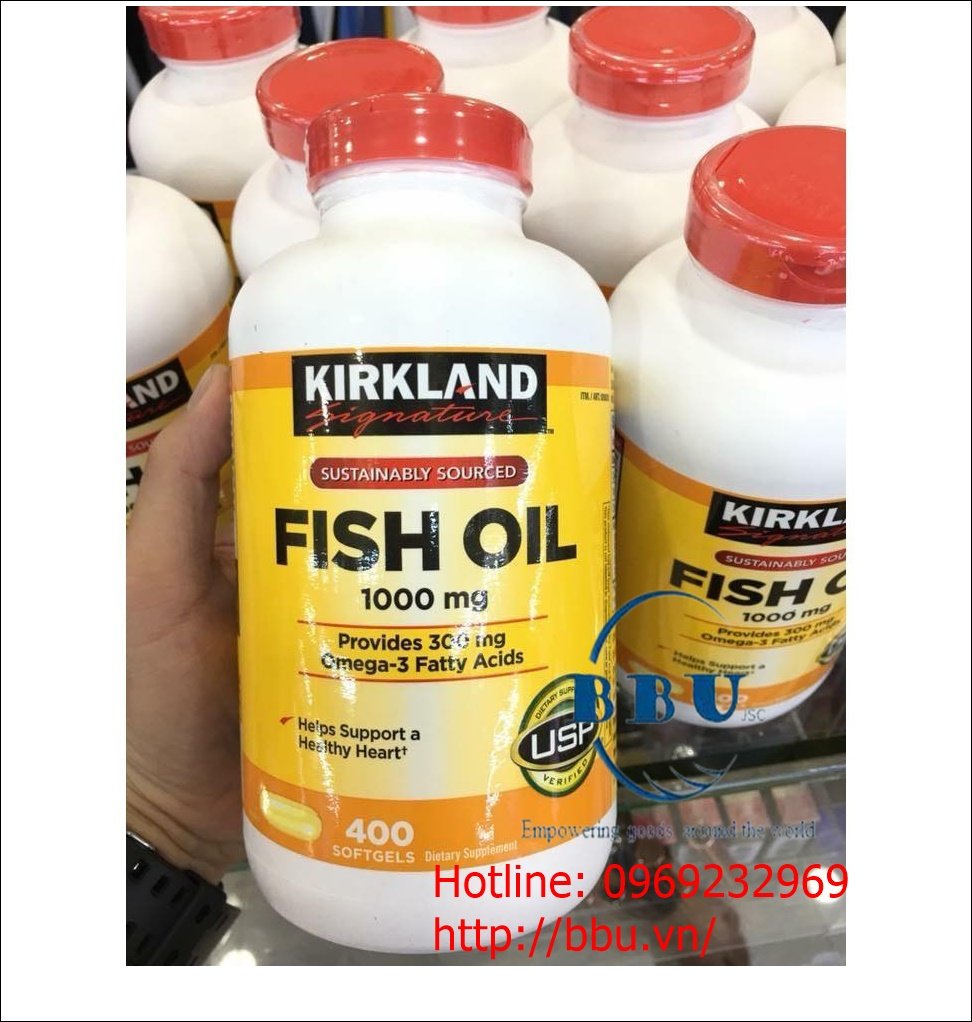 Viên uống Fish Oil Dầu Cá Kirkland