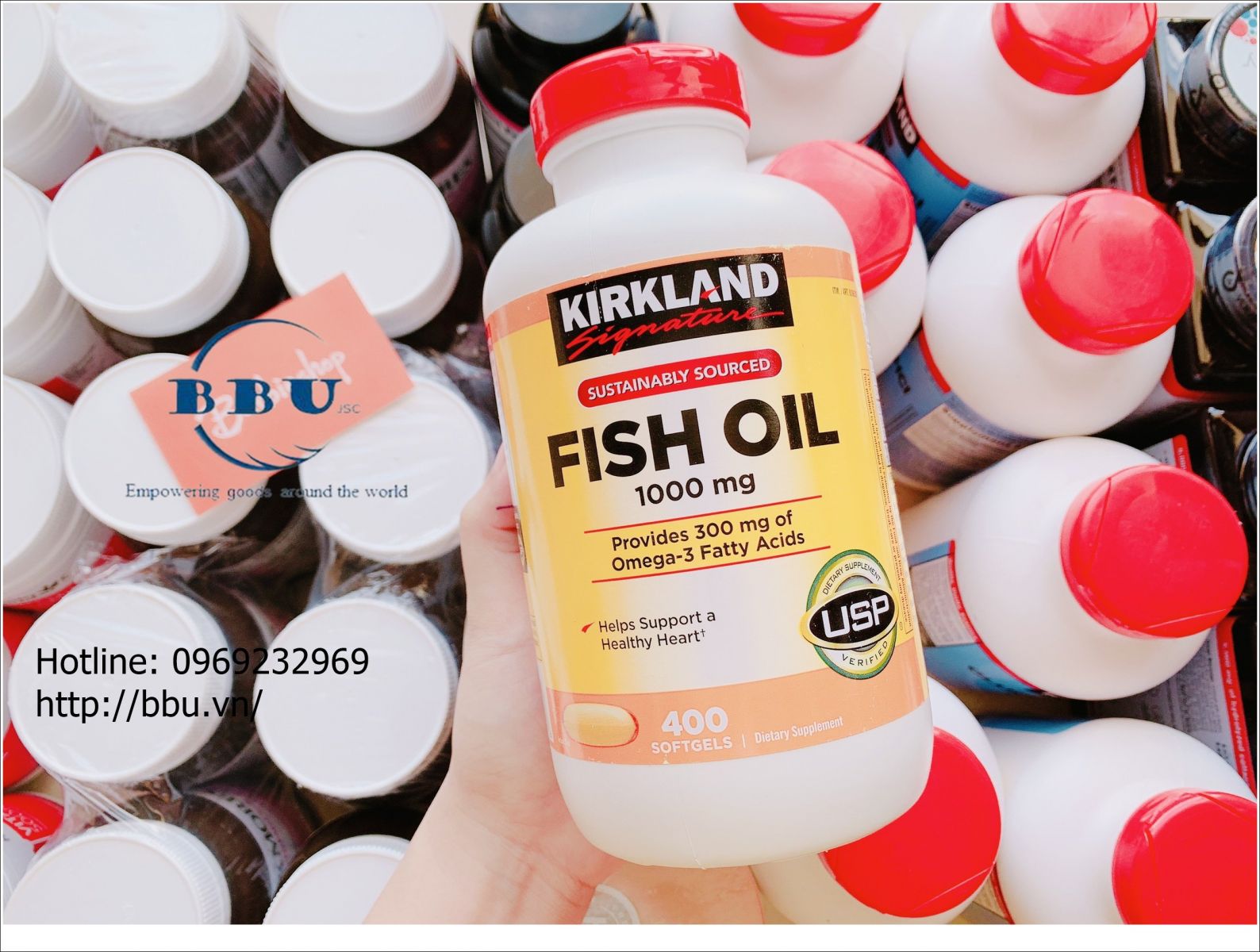 viên uống Fish Oil Dầu Cá Kirkland