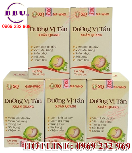 Dưỡng Vị Tán Xuân Quang là sản phẩm từ thảo dược tự nhiên