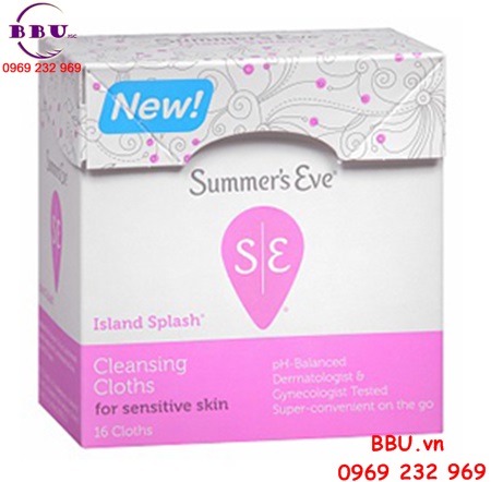 Khăn Ướt Vệ Sinh Summer’s Eve Cleansing Cloths For Sensitive