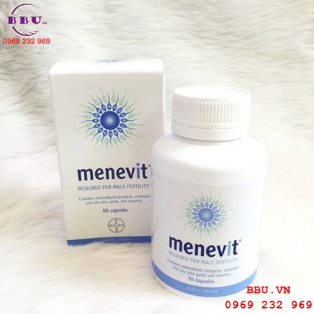 Viên uống Menevit 90 viên của Úc - hỗ trợ sinh sản dành cho nam giới