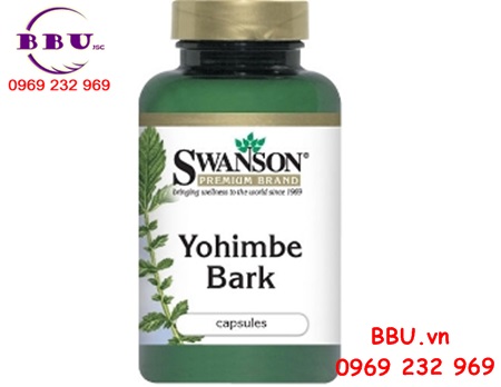 Thuốc hỗ trợ tăng cường sinh lực nam nữ Swanson Yohimbe Bark