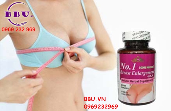 Thuốc Nở Ngực No. 1 Breast Enlargement USA 60 viên