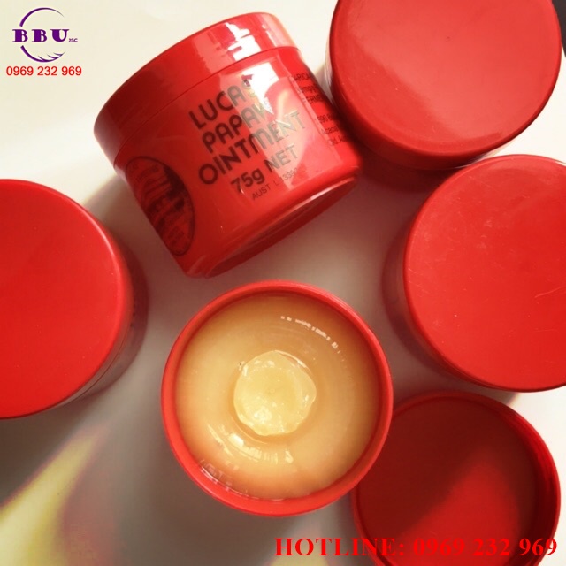 về sản phẩm kem đa năng Lucas Papaw Ointment đu đủ 75g