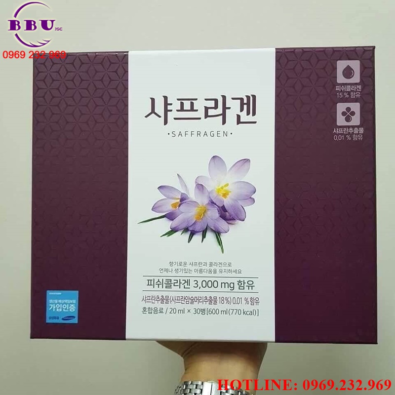 Phân phối sỉ Nước Uống Nhụy Hoa Nghệ Tây Saffron Collagen Phân phối sỉ Nước Uống Nhụy Hoa Nghệ Tây Saffron Collagen