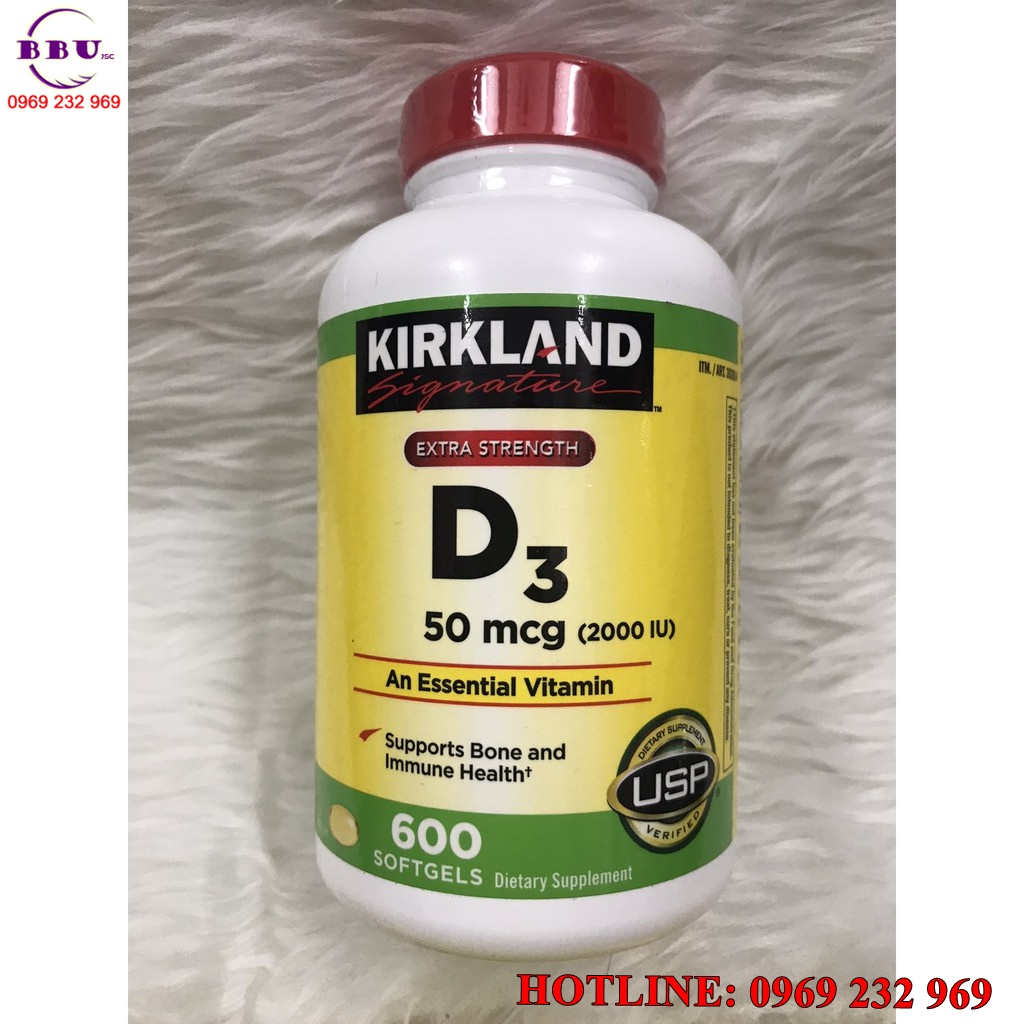 Phân phối sỉ Viên Uống Vitamin D3 2000 IU Kirkland Signature Phân phối sỉ Viên Uống Vitamin D3 2000 IU Kirkland Signature