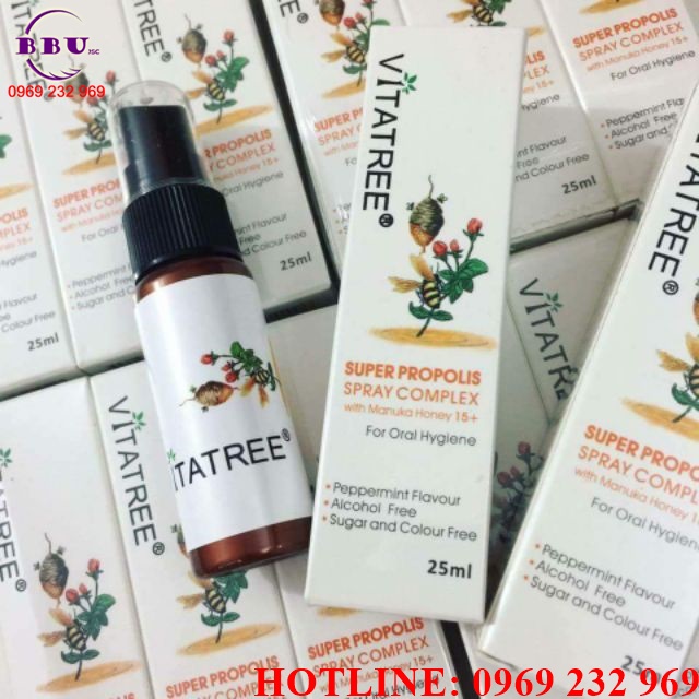 Phân phối sỉ Xịt Keo Ong Vitatree Phân phối sỉ Xịt Keo Ong Vitatree