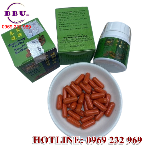 Sâm Nhung Khai Vị Kiện Tỳ Đại Bổ Hoàn được bào chế từ các thảo dược quý hiếm