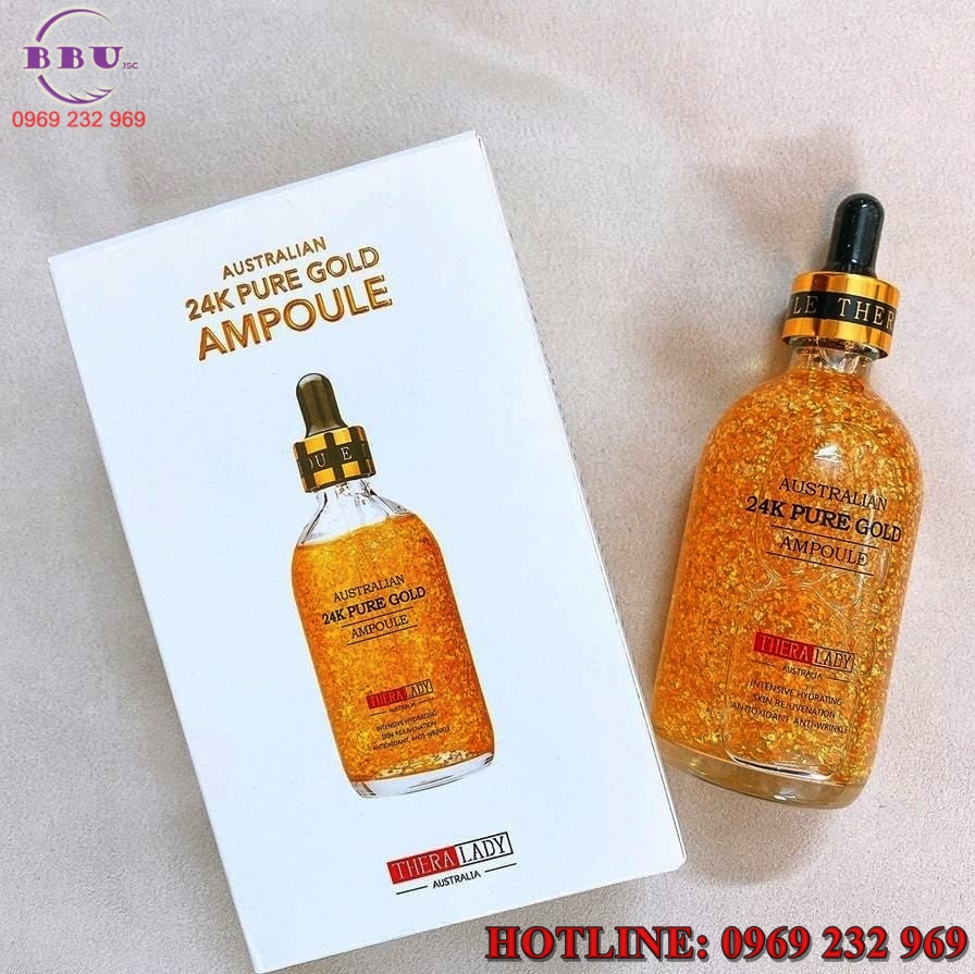 Thành phần của Serum Australia 24k Pure Gold Ampoule