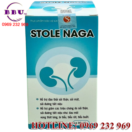 Stole Naga giảm sỏi thận, sỏi mật hiệu quả 