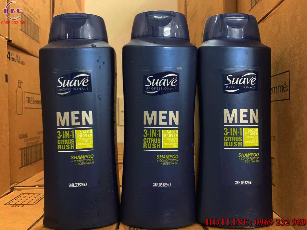 Giới thiệu sản phẩm Sữa Tắm Gội Nam Suave Men 3in1 Citrus Rush