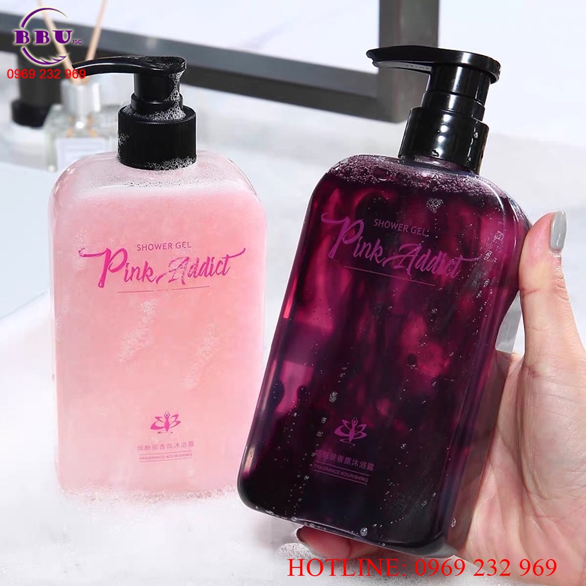 Công dụng sản phẩm sữa tắm PINK ADDICT hương nước hoa