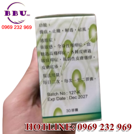 hanh Huyết Giải Phong Chỉ Dưỡng Linh là một thực phẩm chức năng, không phải là thuốc