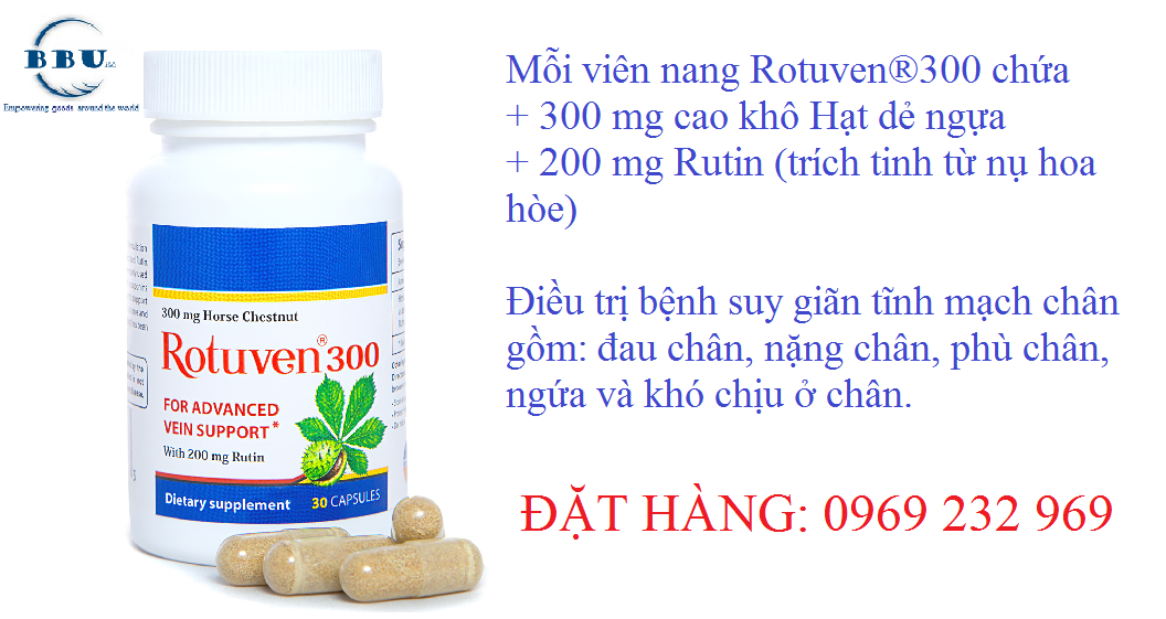 Tin đồn thuốc Rotuven điều trị suy giãn tĩnh mạch hiệu quả