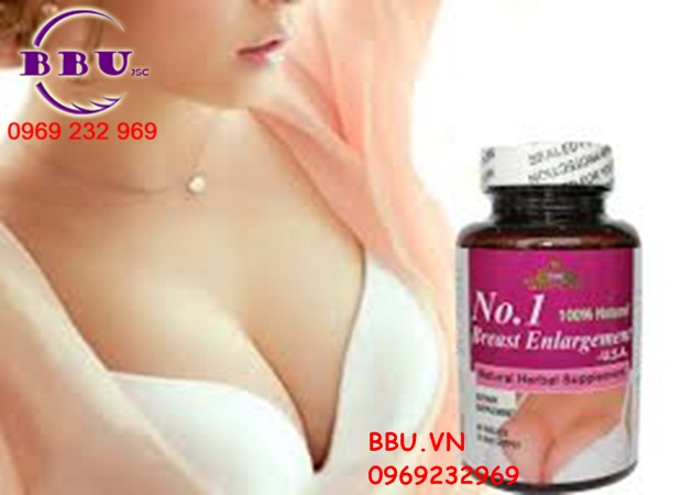 Thuốc Nở Ngực No. 1 Breast Enlargement USA 60 viên