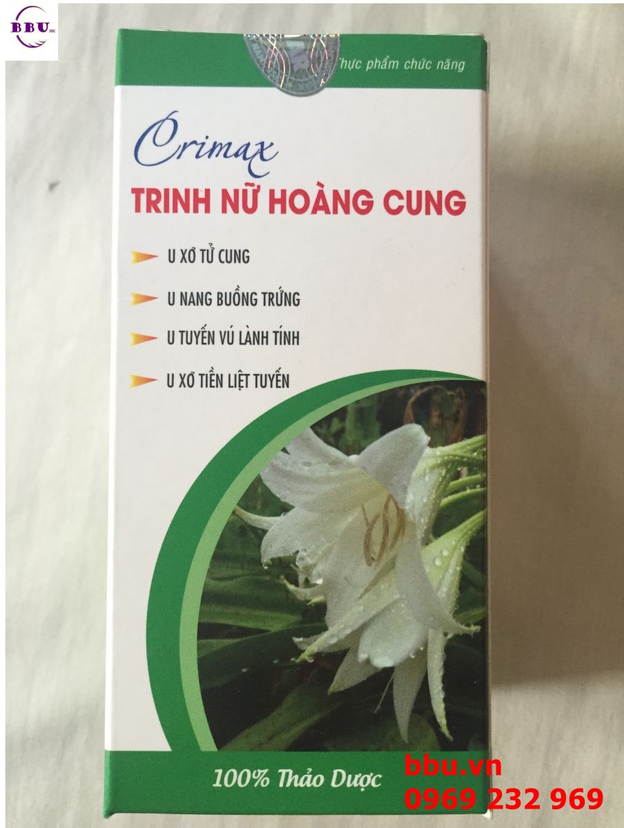 Trinh nữ hoàng cung 100% thảo dược thiên nhiên điều trị u xơ tử cung, u nang buồng trứng