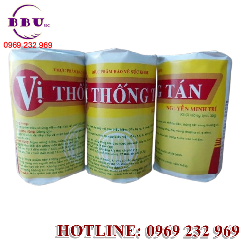 Sự kết hợp hài hòa giữa các nguyên liệu tự nhiên là yếu tố then chót của Vị Thống Tán 