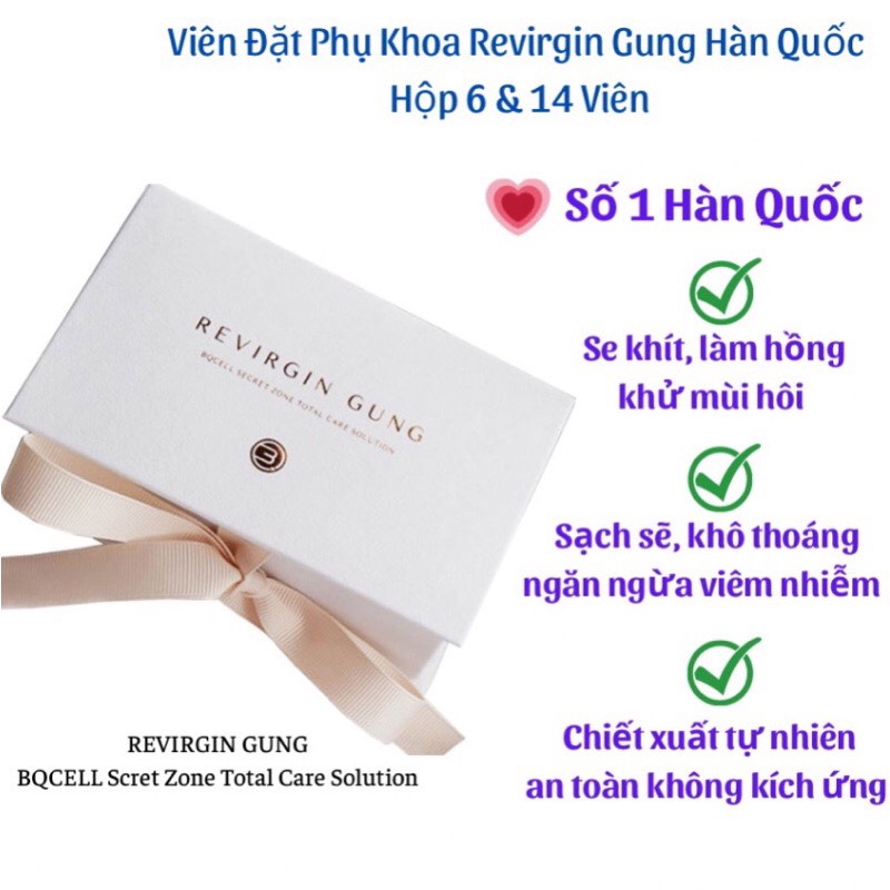 Viên đặt Revirgin Gung Bqcell của Hàn Quốc