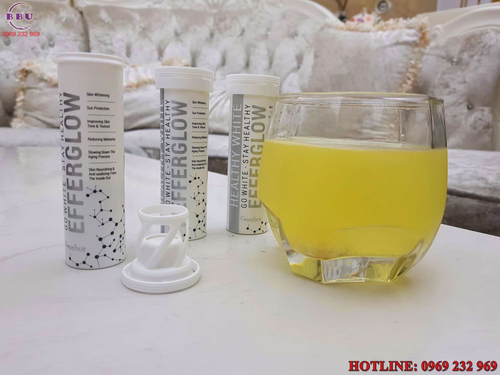 Viên uống sủi bọt trắng da Efferglow có tốt không? 