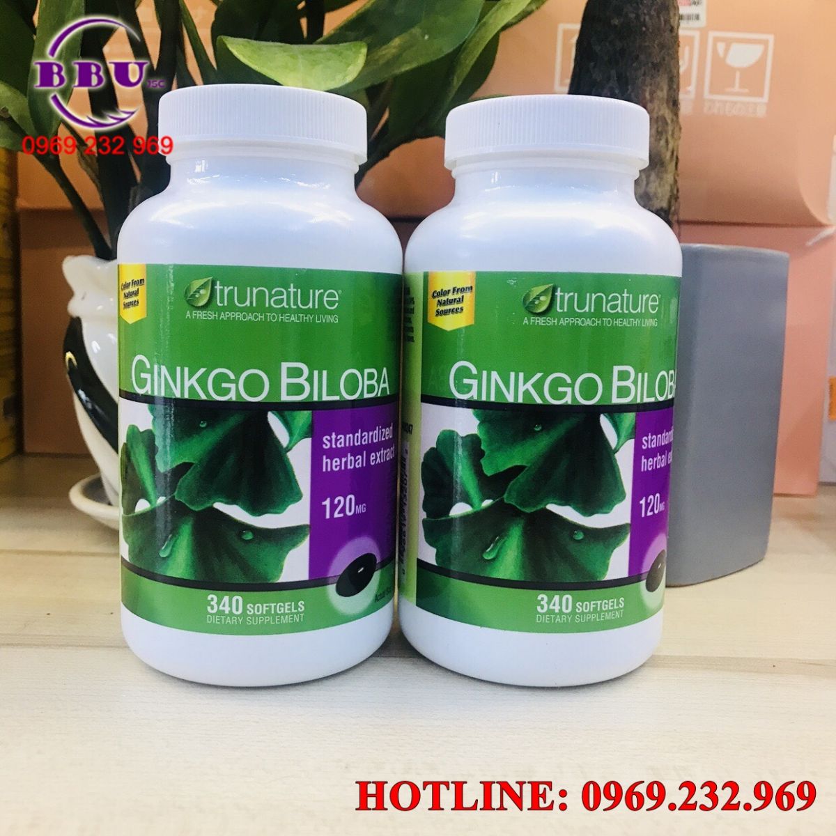 Công dụng Viên uống bổ não Trunature Ginkgo Biloba