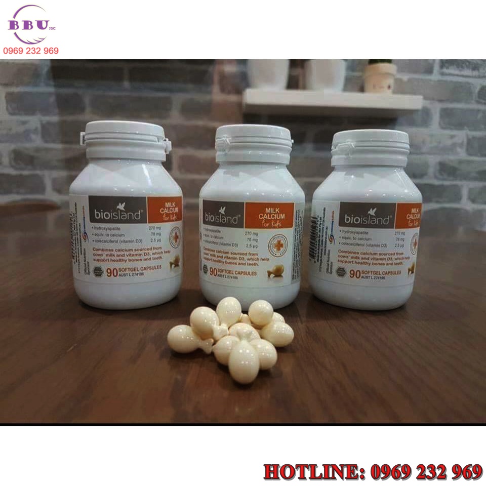 Đặc điểm của Viên uống Milk Calcium Bio Island 
