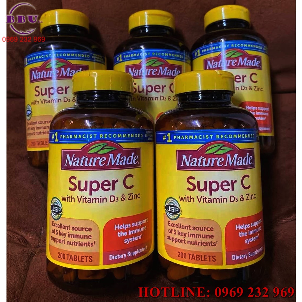Công dụng của viên uống tăng cường miễn dịch Super C With D3 & Zinc