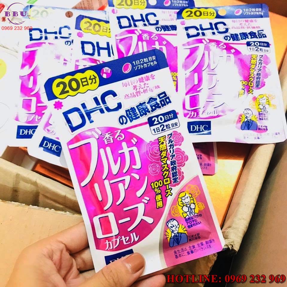 Viên hoa hồng thơm cơ thể DHC của Nhật có gì hay?