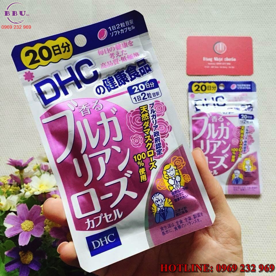 Thành phần viên uống thơm cơ thể DHC