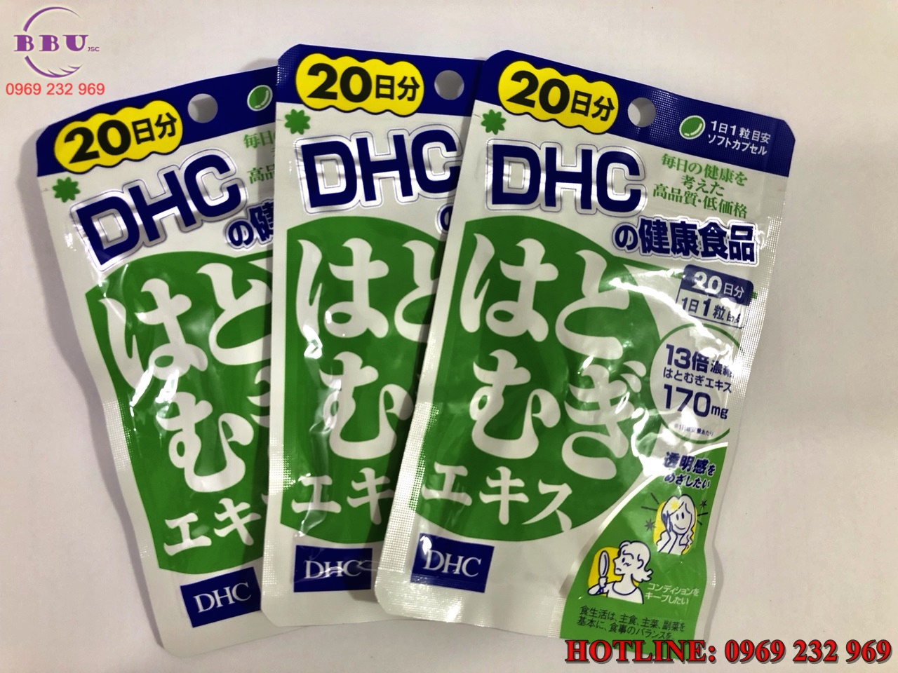 Thành phần của viên uống trắng da DHC